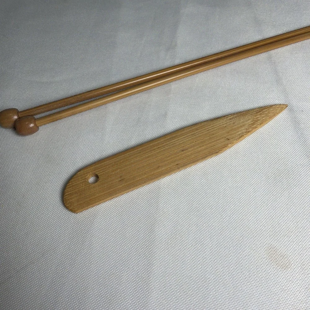 ChiaoGoo Bamboo Knitting Needles #7 (4.5mm) And Point Turner / Seam Creaser
